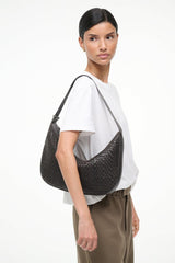 LARGE DEMY SHOULDER BAG ESPRESSO WOVEN - STAUD near me