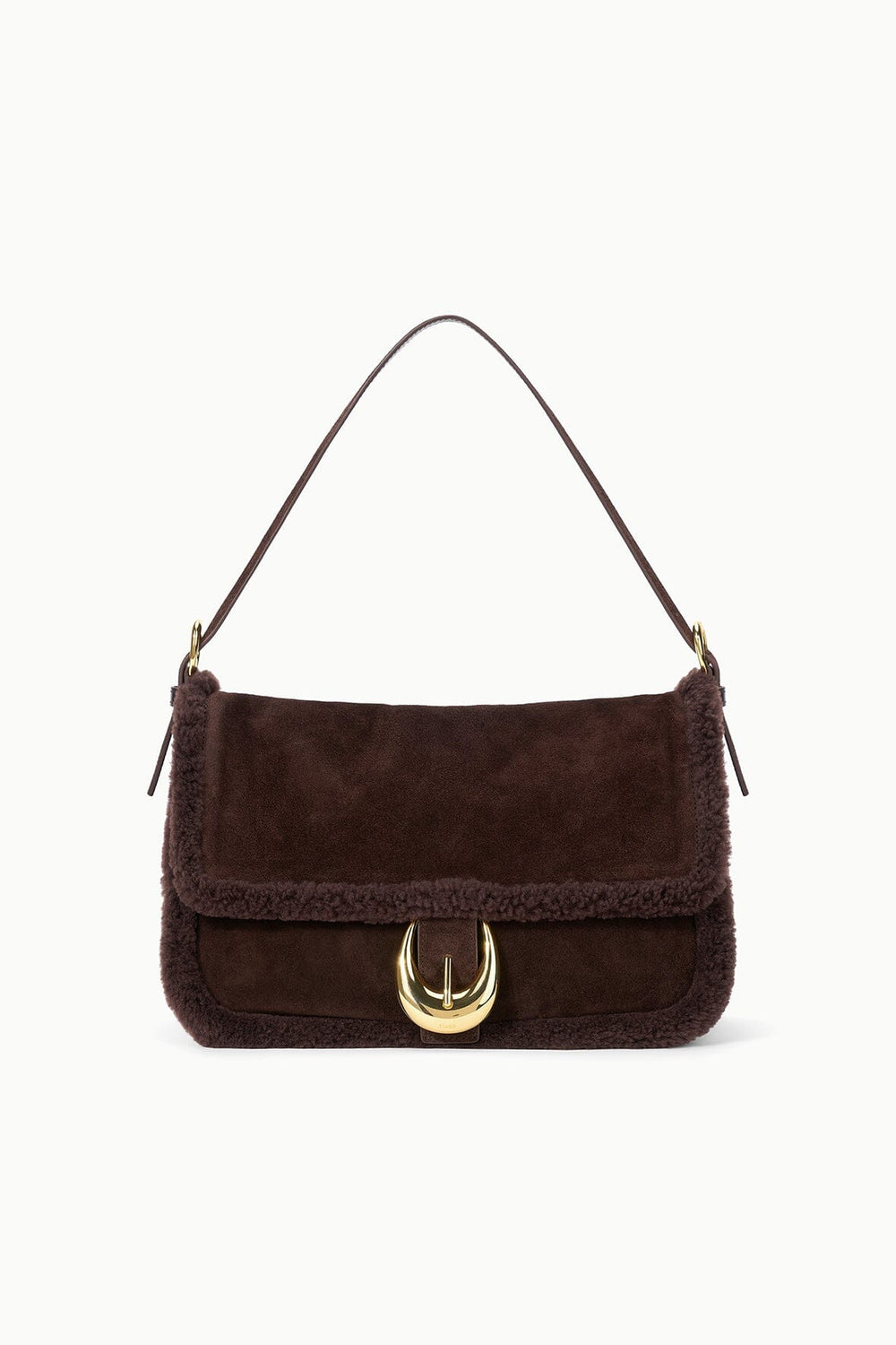 HARLOW MEDIUM BAG ESPRESSO - STAUD for sale