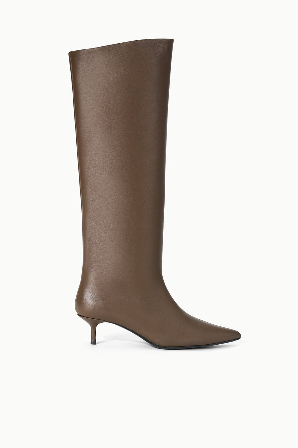 SEBASTIAN KITTEN HEEL BOOT TRUFFLE - STAUD for sale