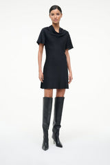 SEBASTIAN OVER THE KNEE BOOT BLACK - STAUD for sale