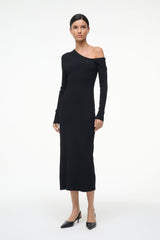 LOIS DRESS BLACK - STAUD sale