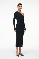 LOIS DRESS BLACK - STAUD sale