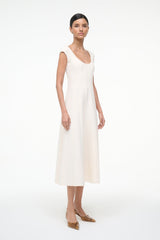 CHARLOTTE DRESS ECRU - STAUD sale