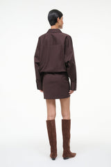 CYNTHIA DRESS EARTH - STAUD US