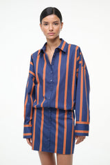 CYNTHIA DRESS RAILROAD STRIPE - STAUD near me