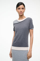 LYRIC DRESS HEATHER GREY MULTI - STAUD sale