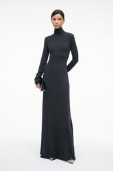 VANYA DRESS CHARCOAL - STAUD outlet