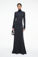 VANYA DRESS CHARCOAL - STAUD outlet