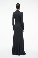 VANYA DRESS CHARCOAL - STAUD outlet