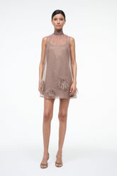 ALBEE MINI DRESS TRUFFLE - STAUD sale