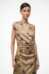 PHARE SILK DRESS VINTAGE FLORAL - STAUD online