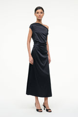 PHARE SILK DRESS BLACK - STAUD near me