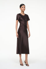 MARCEL SILK DRESS EARTH - STAUD near me