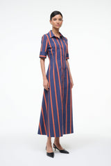 JOAN DRESS RAILROAD STRIPE - STAUD near me