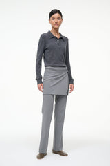 GEMMA CASHMERE SWEATER CHARCOAL - STAUD US