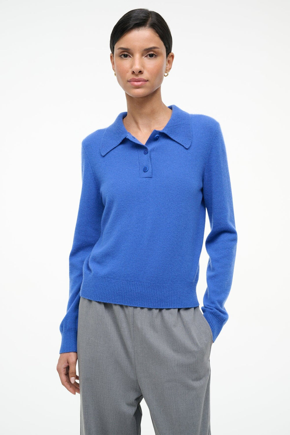 GEMMA CASHMERE SWEATER SAPPHIRE - STAUD near me