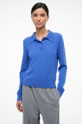 GEMMA CASHMERE SWEATER SAPPHIRE - STAUD near me