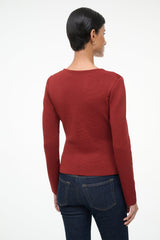 RACHELA TOP SANGRIA - STAUD outlet