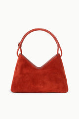 VALERIE SHOULDER BAG AUBURN SUEDE - STAUD for sale