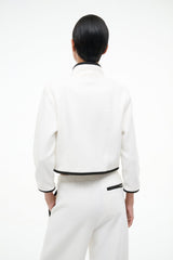 JETER JACKET IVORY BLACK - STAUD near me