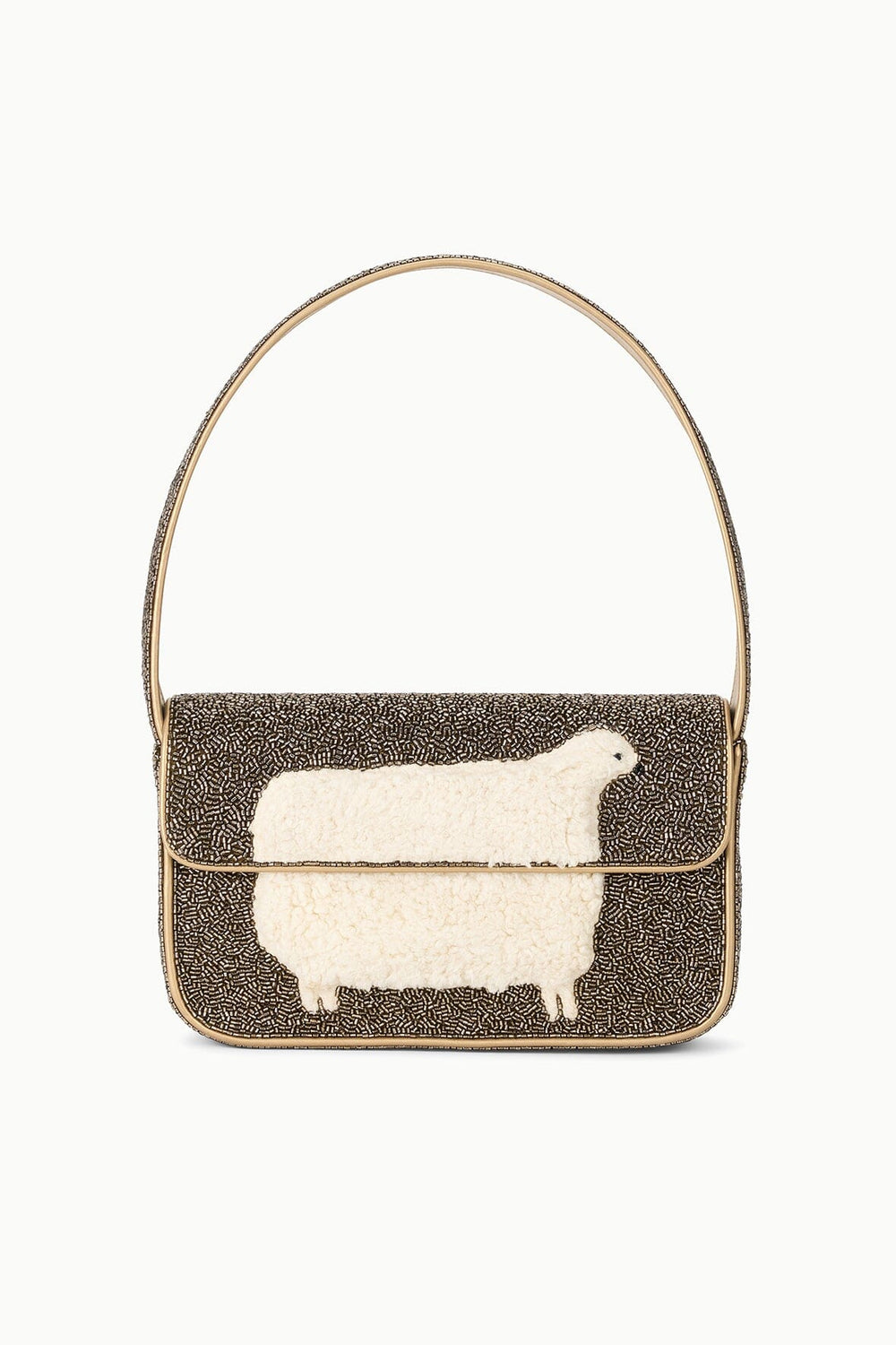 TOMMY BEADED BAG DOLLY - STAUD for sale