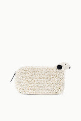 DOLLY BEADED CLUTCH IVORY - STAUD US