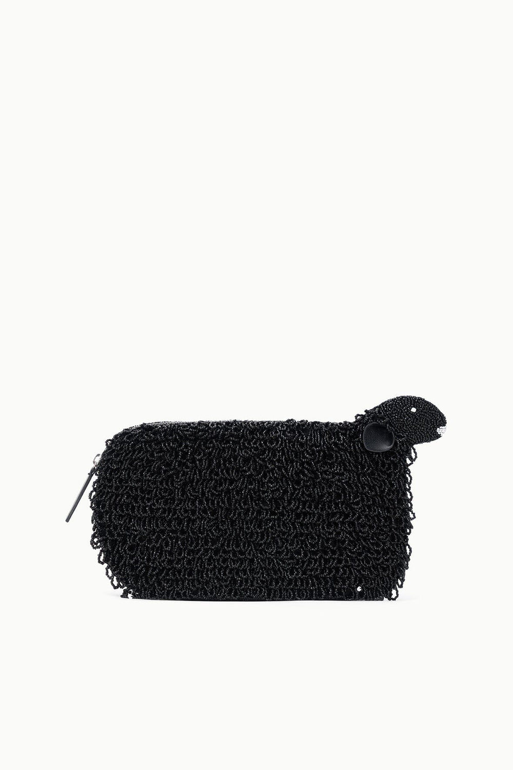 DOLLY BEADED CLUTCH BLACK - STAUD sale