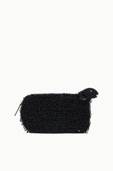 DOLLY BEADED CLUTCH BLACK - STAUD sale