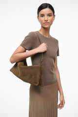 WALLY SHOULDER BAG TRUFFLE SUEDE - STAUD near me