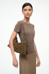 WALLY SHOULDER BAG TRUFFLE SUEDE - STAUD near me