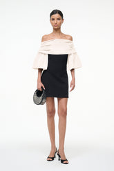 HARPER DRESS BLACK IVORY - STAUD near me