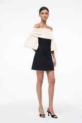 HARPER DRESS BLACK IVORY - STAUD near me