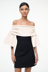 HARPER DRESS BLACK IVORY - STAUD near me