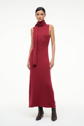 CANAL MIDI DRESS SANGRIA - STAUD near me