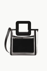 STADIUM MINI SHIRLEY BAG CLEAR BLACK - STAUD outlet
