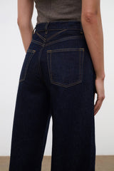 LEO HIGH RISE JEAN INDIGO - STAUD US