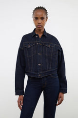 GLEN DENIM JACKET INDIGO - STAUD outlet