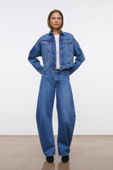 GLEN DENIM JACKET VINTAGE WASH - STAUD US