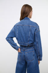 GLEN DENIM JACKET VINTAGE WASH - STAUD US