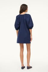 MINI VINCENT DRESS NAVY - STAUD for sale