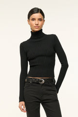 MOON BUCKLE BELT - 26MM BLACK SILVER - STAUD near me
