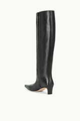 WIDE SHAFT WALLY BOOT BLACK - STAUD for sale
