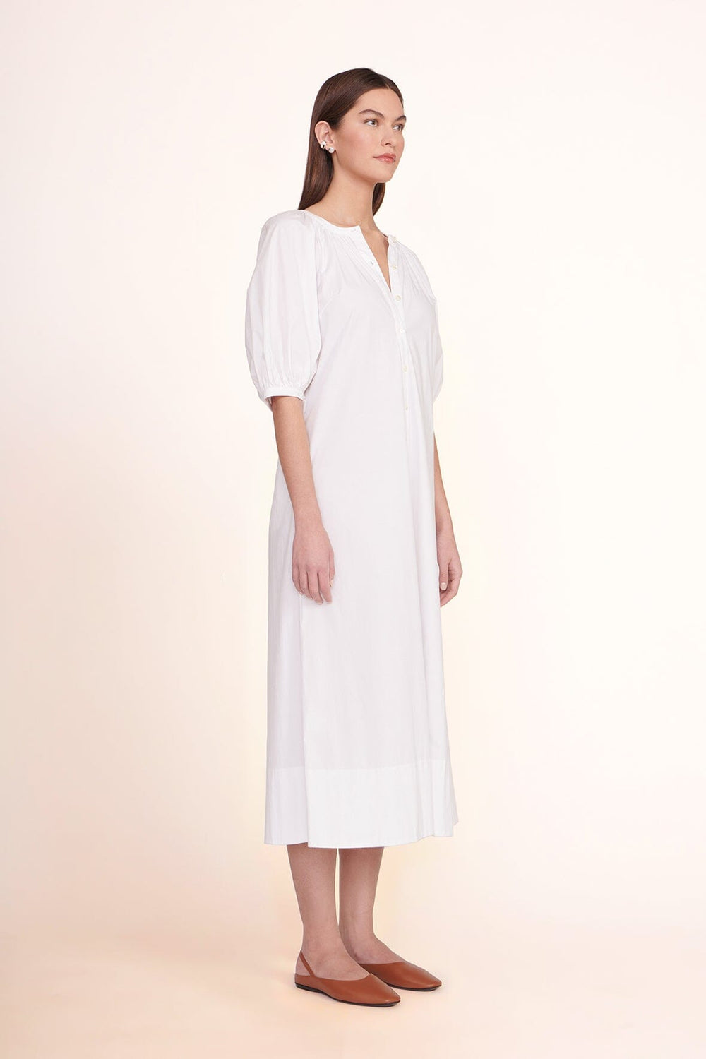 VINCENT DRESS WHITE - STAUD sale