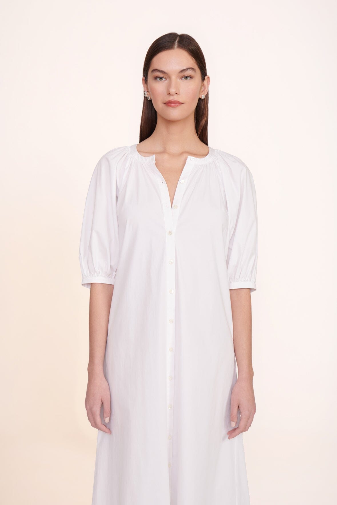 VINCENT DRESS WHITE - STAUD sale