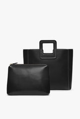 SHIRLEY LEATHER BAG BLACK - STAUD near me