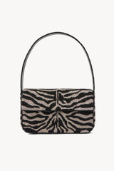TOMMY BEADED BAG BLACK WHITE - STAUD US