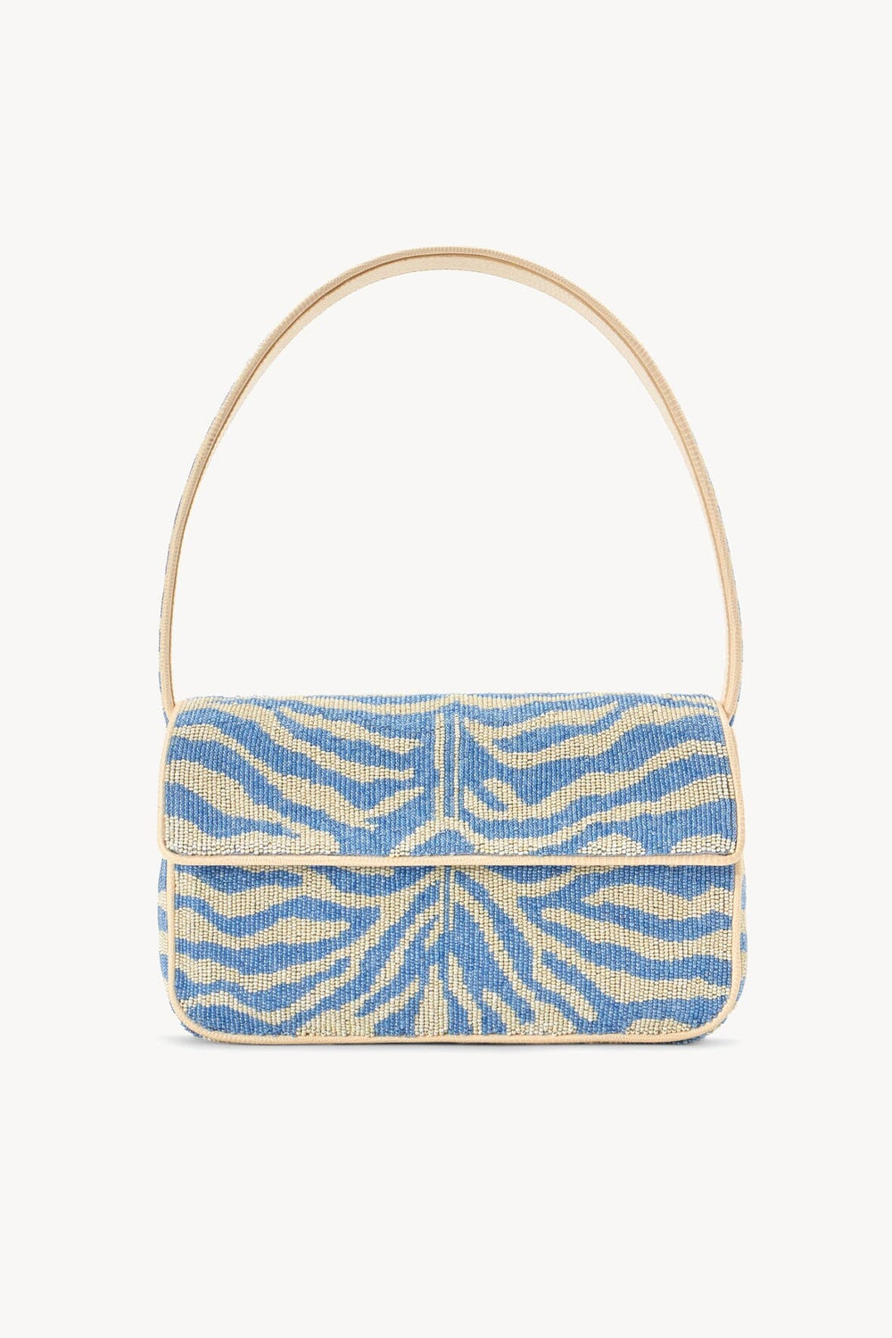 TOMMY BEADED BAG LIGHT BLUE CREAM - STAUD near me