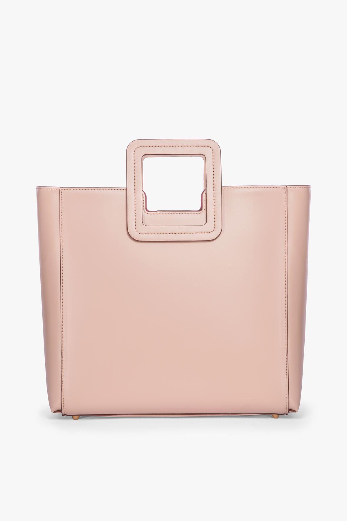 SHIRLEY LEATHER BAG BLUSH - STAUD online