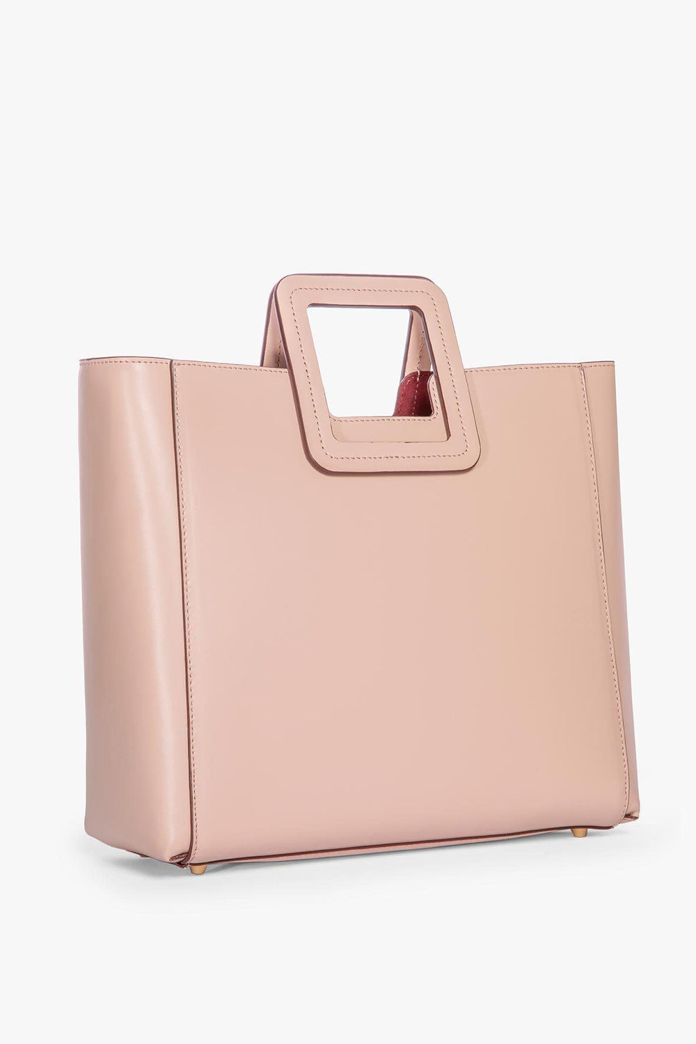 SHIRLEY LEATHER BAG BLUSH - STAUD online