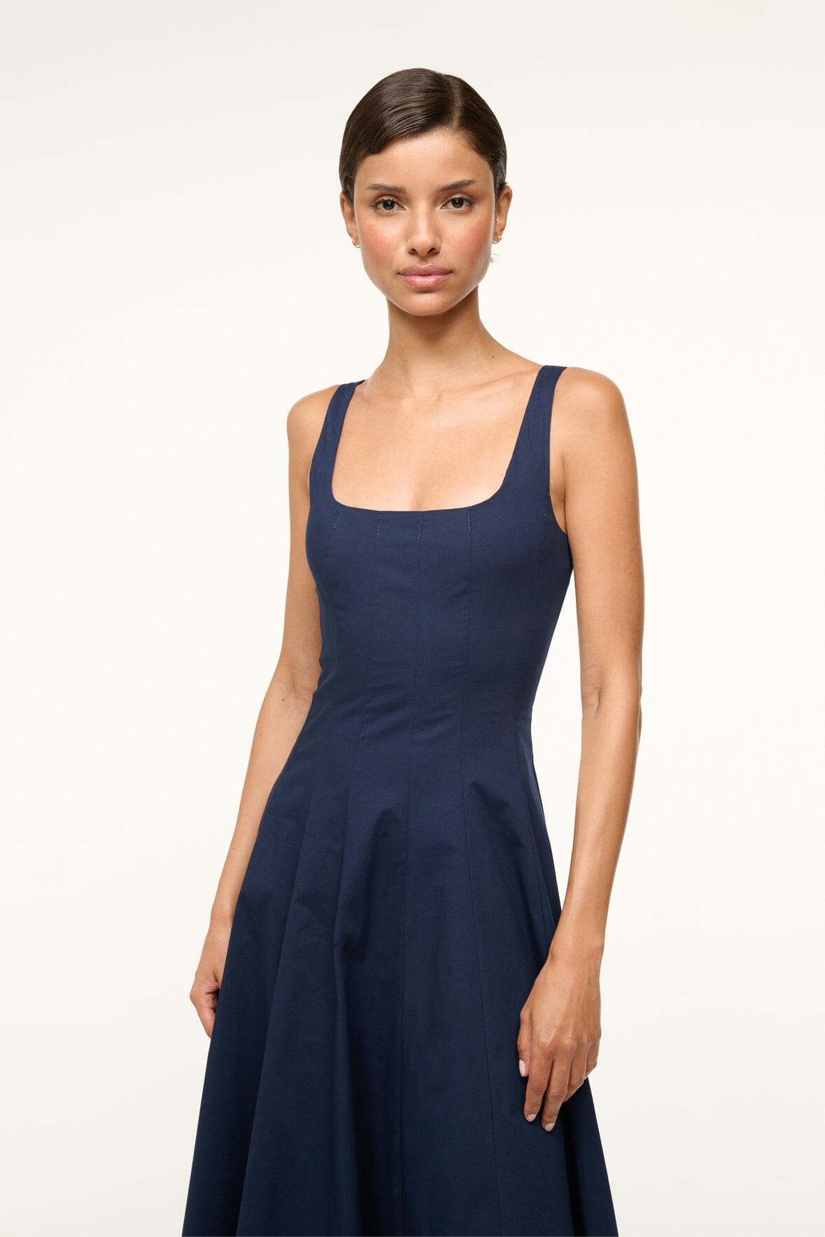WELLS DRESS Navy - STAUD for sale